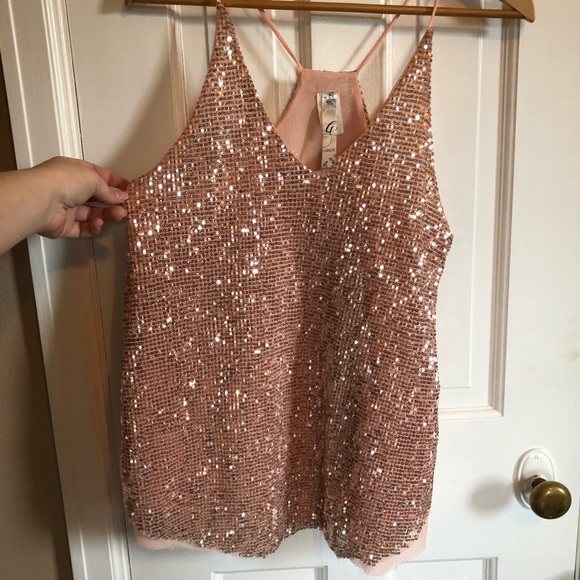 Gracie Oaks Tops - ✨Glam pink tank✨